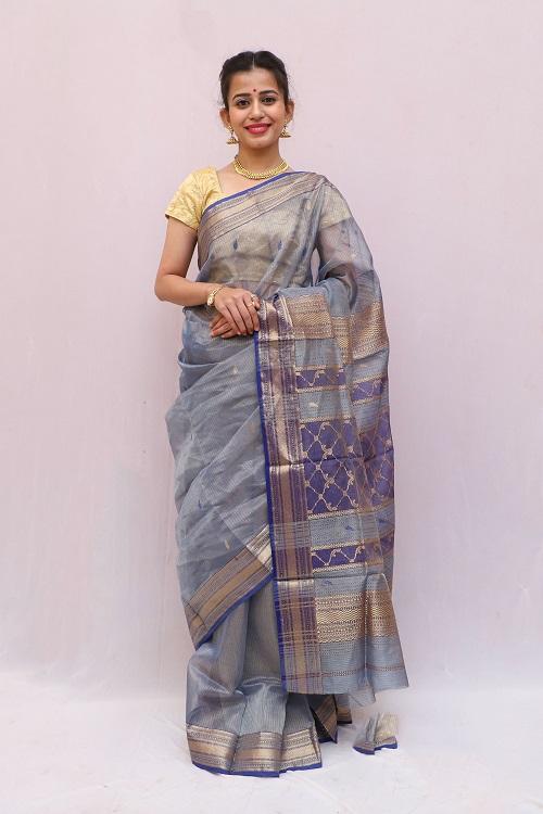 Maheshwari Cotton- Silk Saree -4