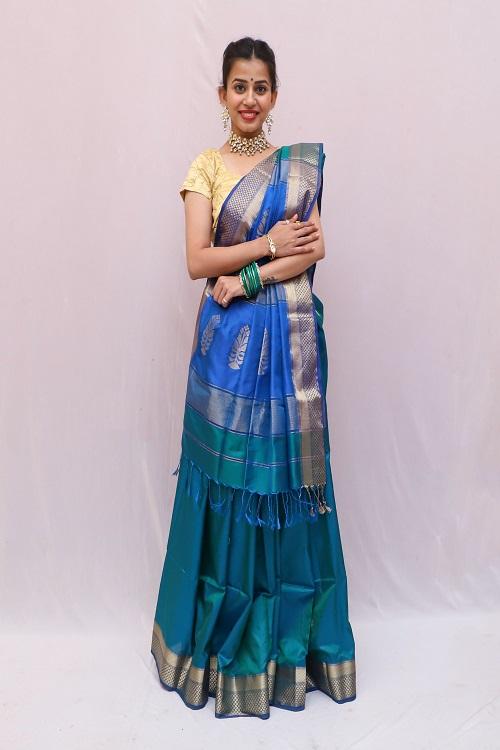 Maheshwari Silk Saree -3