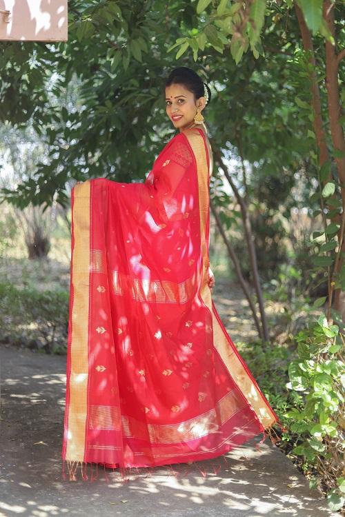 Maheshwari Cotton- Silk Saree-2