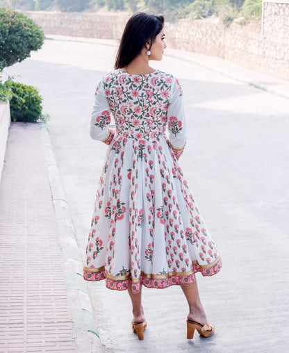 Multi Colored Anarkali Dress