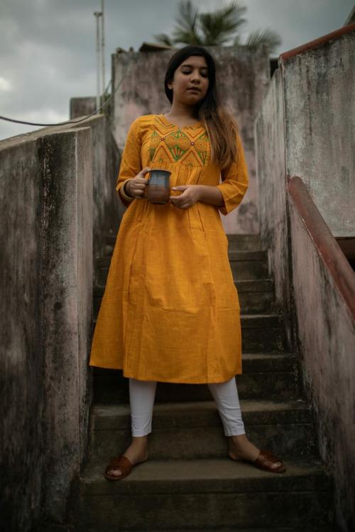 Yellow Nomad Kurta