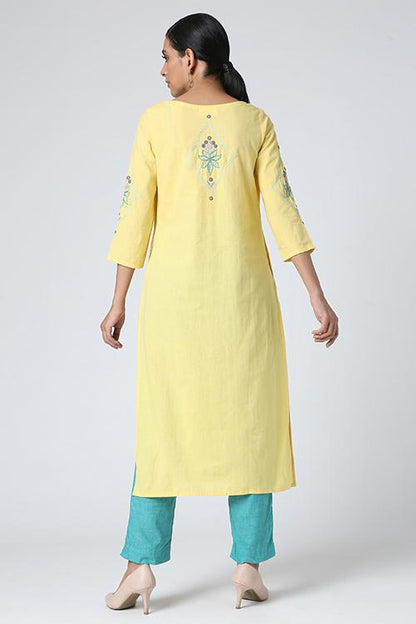 Nargis' Embroidery Work Cotton Kurta