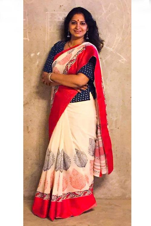 Moya-LAAL PAAD-PAAN BUTA Saree