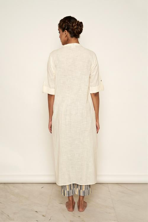 LVLILA-21 Kora blindtucks kurta