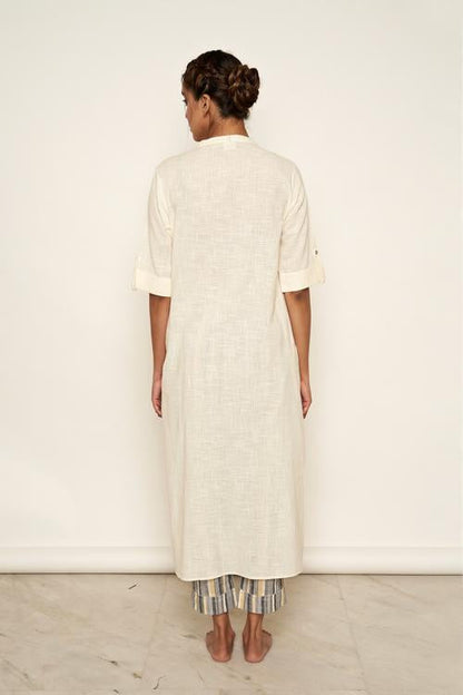 LVLILA-21 Kora blindtucks kurta