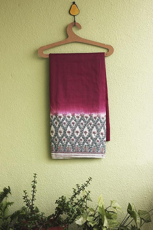 Moya Upwan' Hand-painted On Pure Silk Saree