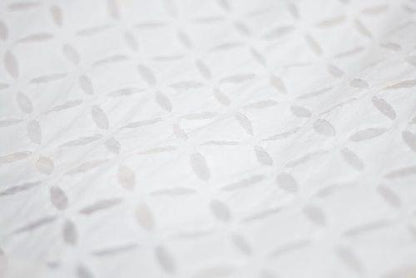 Kora Flaired Cutwork Kediya Kurta - Off White