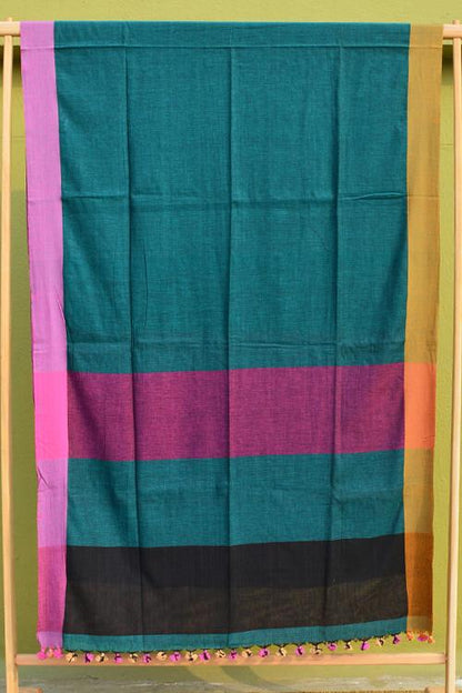 Bengal Handloom Soft Cotton Plain Saree