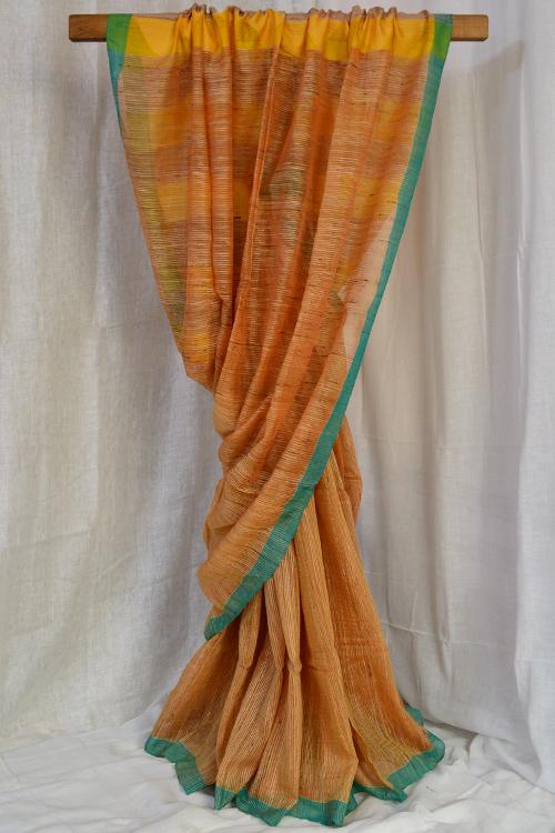 Bengal Handwoven Gicha Silk Saree