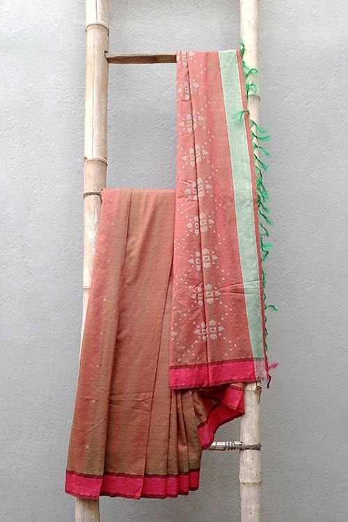 Afsa' Handwoven Extra Weft Silk Saree-19
