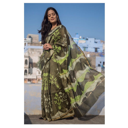 Valiba Pure Soft  Cotton Printed Sarees