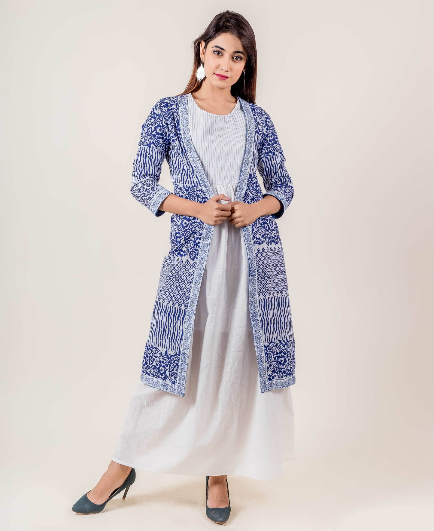 Fabulous Jacket Style Indo Western Dress