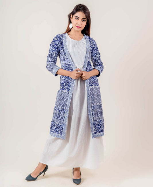 Fabulous Jacket Style Indo Western Dress
