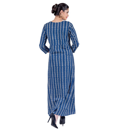 Empire Cut Floor Gown Style Indo Western Dress