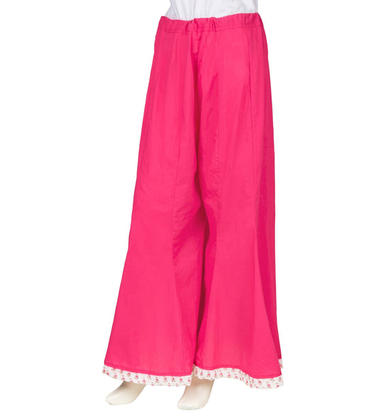 Pink Cotton  Palazzo