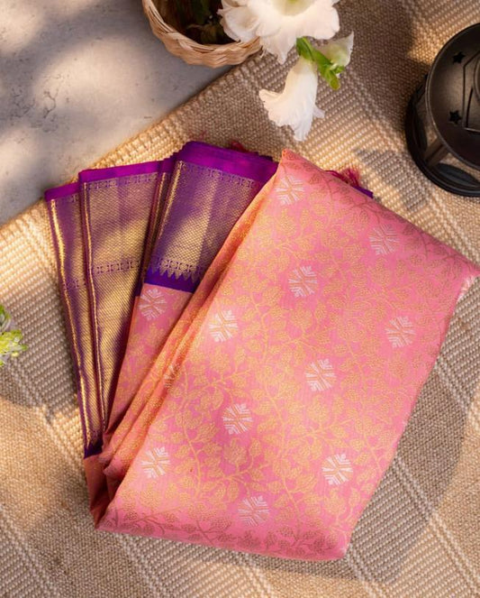 Beautiful Rich Pallu & Jacquard Work Kanjivaram Saree - Special Wedding Edition