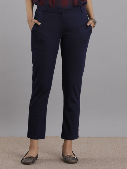 Essential Comfort Trousers - Navy