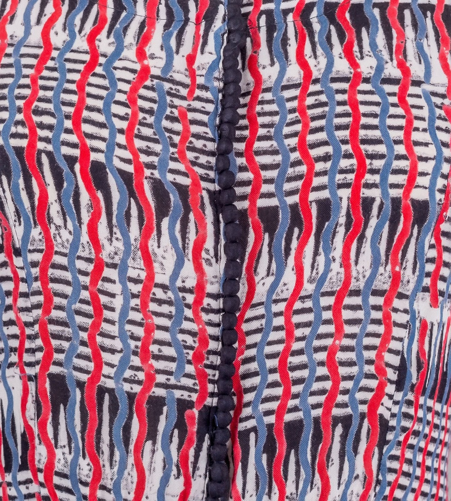 Multi Color Hand Block Printed Indo Western Long Dress
