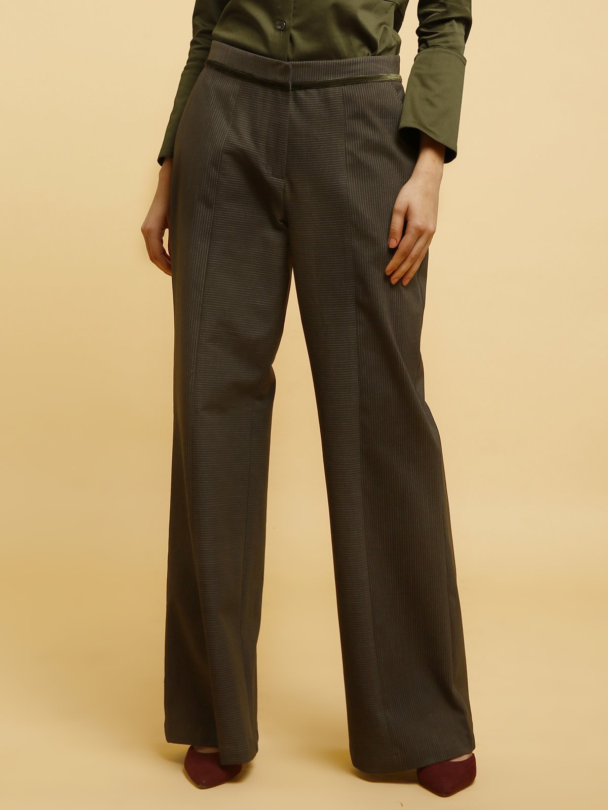 Relaxed Fit Pants - Green