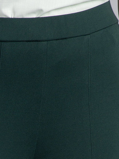 Skinny Fit High Waist Pull Up Pants - Bottle Green