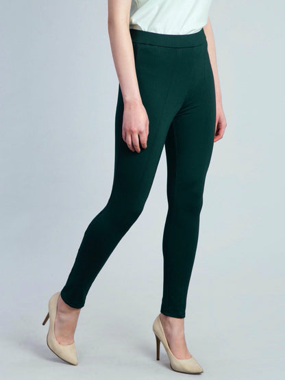 4 Way Stretch LivIn Jeggings - Green