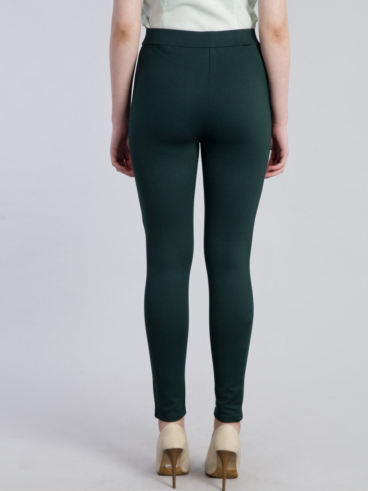 4 Way Stretch LivIn Jeggings - Green