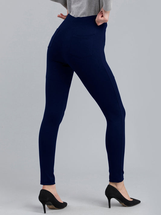 4 Way Stretch Skinny Fit LivIn Jeggings - Navy
