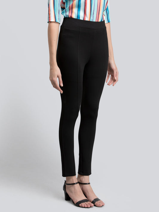 4 Way Stretch Skinny Fit LivIn Jeggings - Black