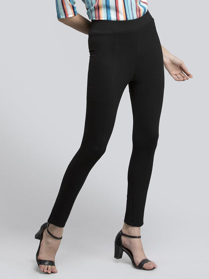 4 Way Stretch Skinny Fit LivIn Jeggings - Black