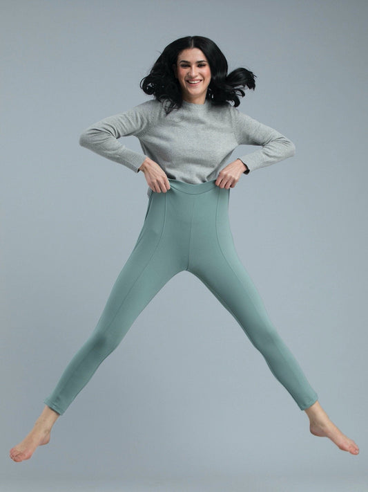 4 Way Stretch Skinny Fit LivIn Jeggings - Green