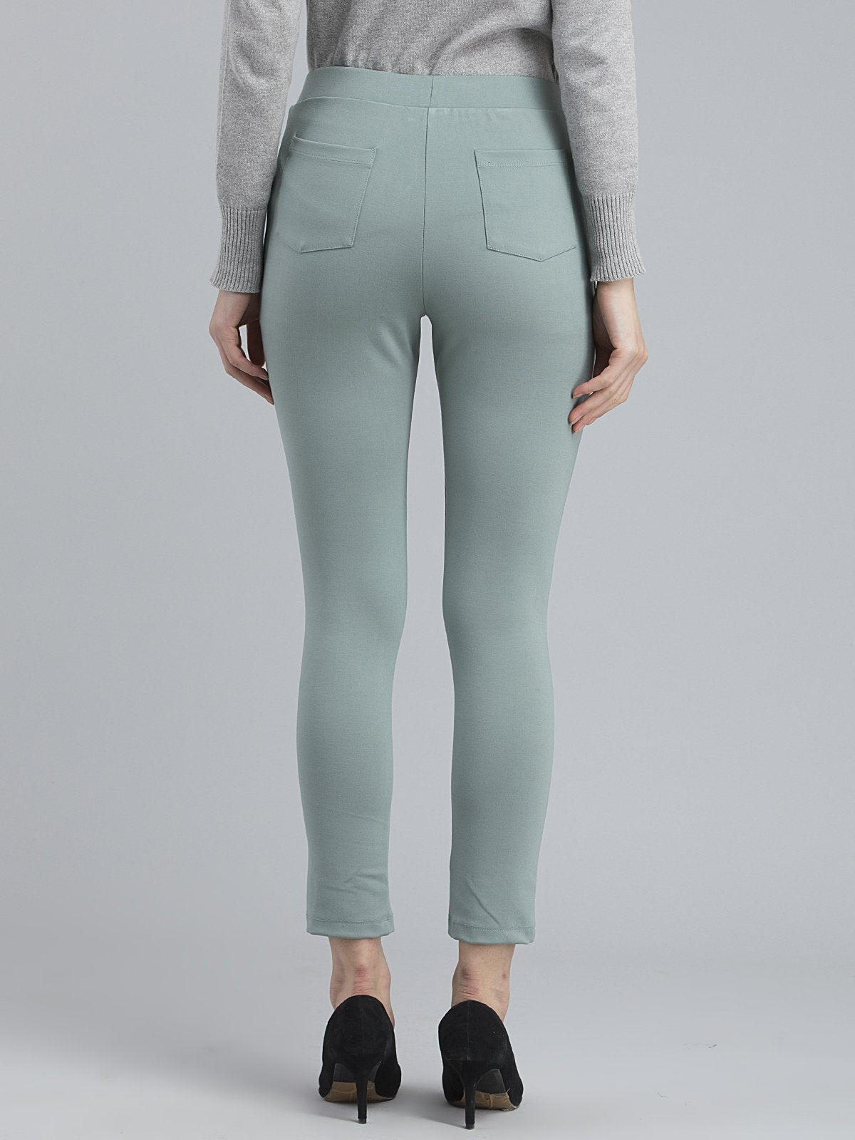 4 Way Stretch Skinny Fit LivIn Jeggings - Green