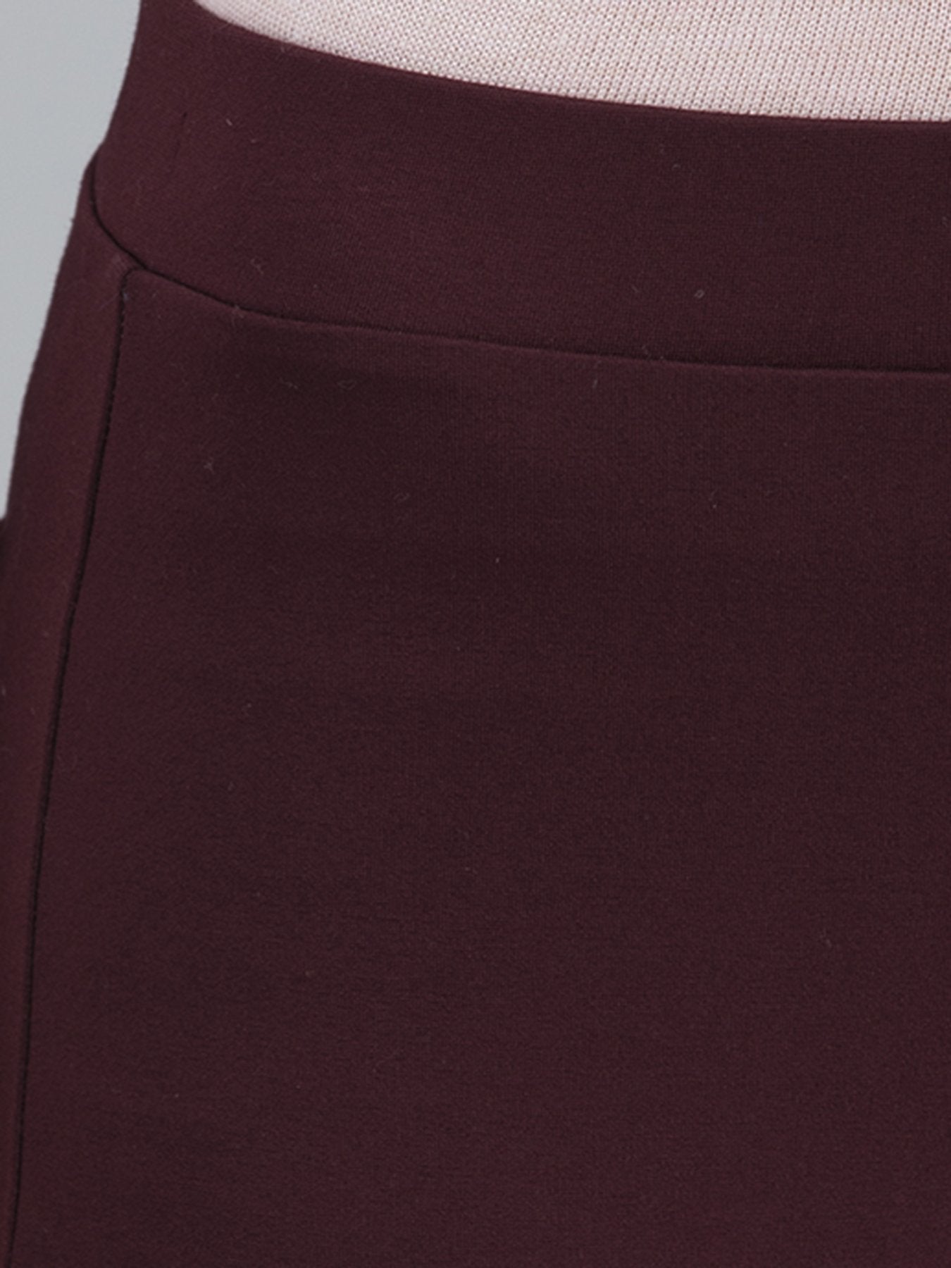 4 Way Stretch Slim Fit LivIn Jeggings - Maroon