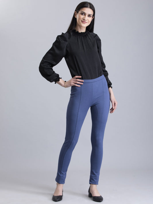4 Way Stretch Slim Fit LivIn Jeggings - Light Blue