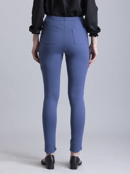 4 Way Stretch Slim Fit LivIn Jeggings - Light Blue