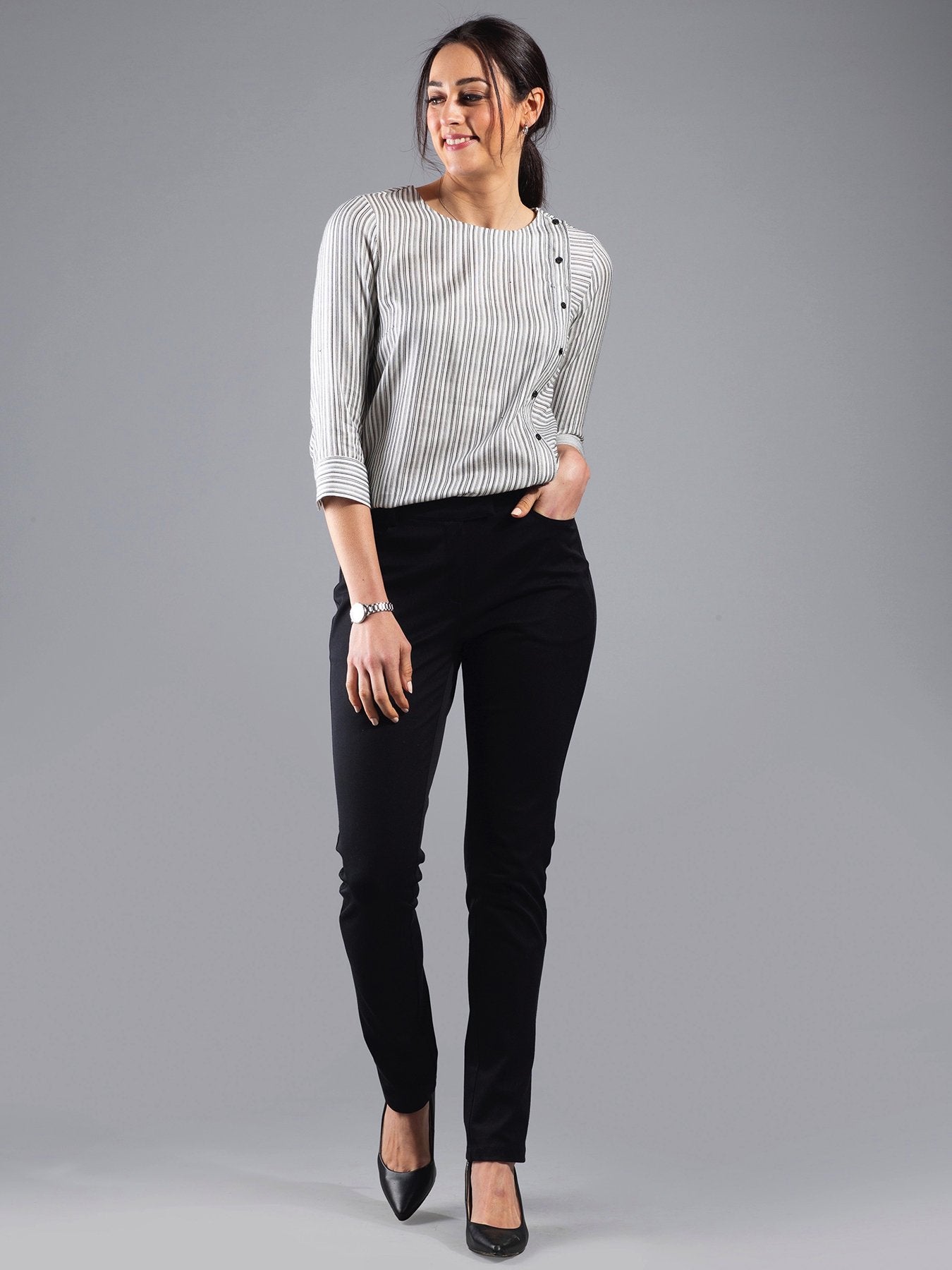 Essential Comfort Trousers - Black