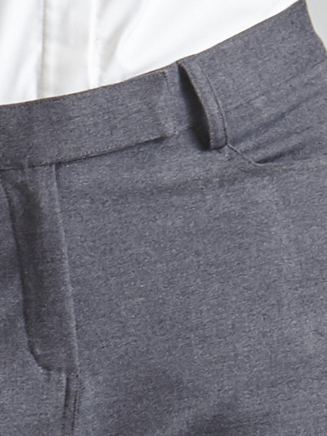 Essential Comfort Trousers - Blue Grey Melange