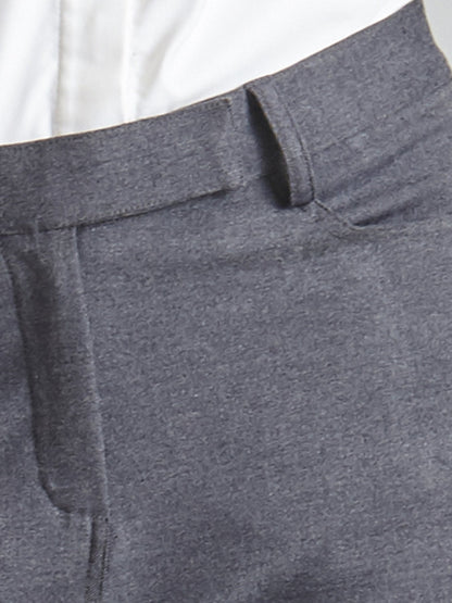 Essential Comfort Trousers - Blue Grey Melange