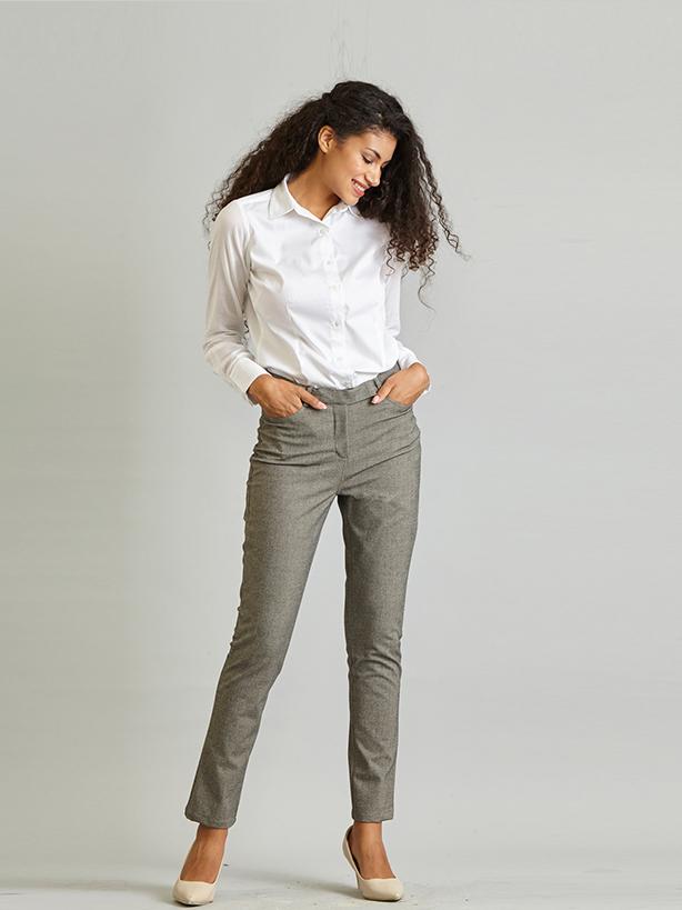 Essential Comfort Trousers - Dark Grey Melange