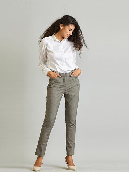 Essential Comfort Trousers - Dark Grey Melange