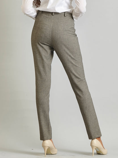Essential Comfort Trousers - Dark Grey Melange