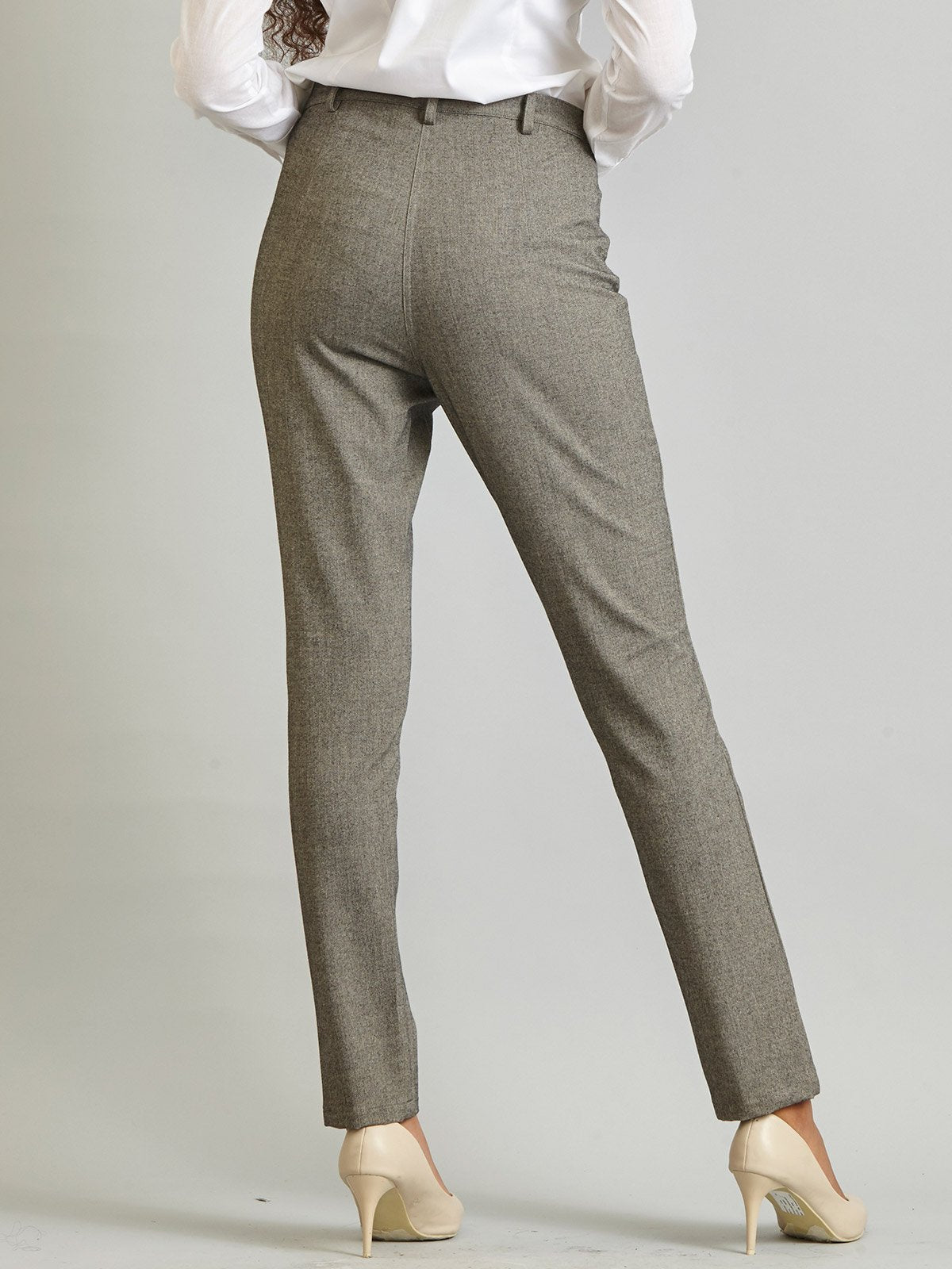 Essential Comfort Trousers - Dark Grey Melange