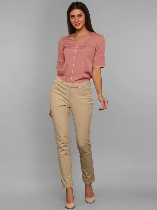 Essential Comfort Trousers - Light Beige