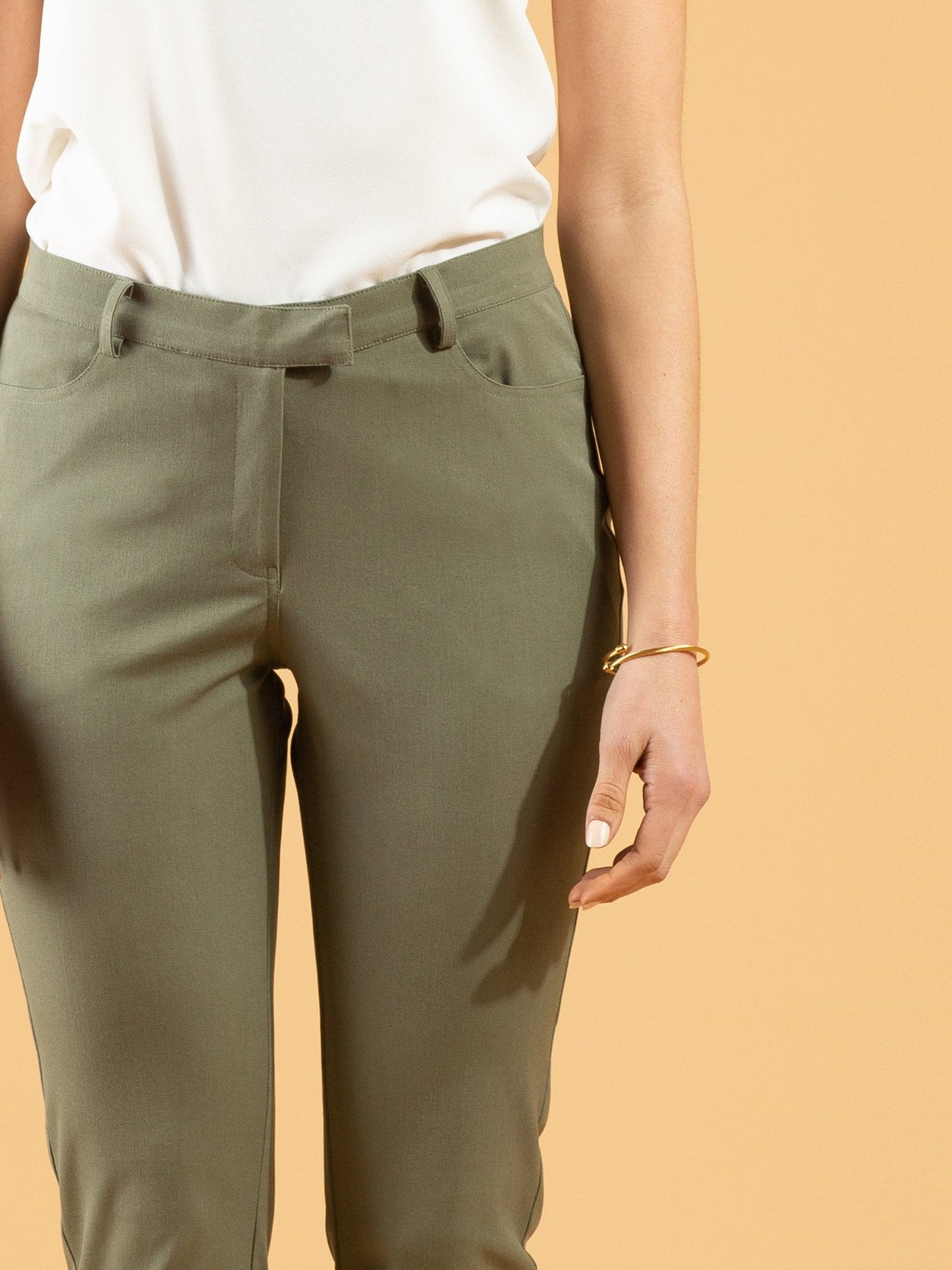 Essential Comfort Trousers - Camouflage Green