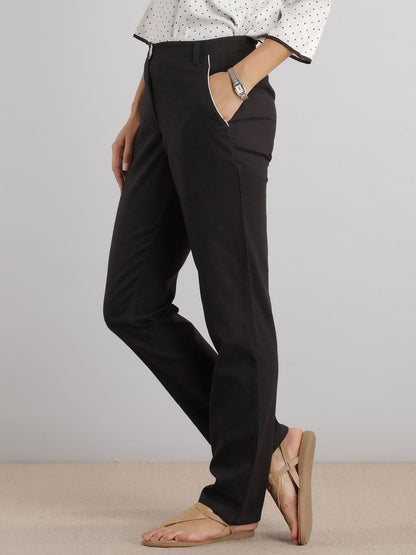 Relaxed Linen Pants - Black