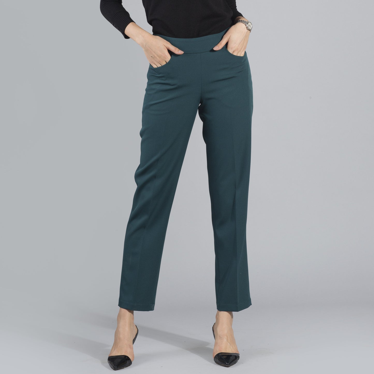 Essential Easy Care Work Trousers - Bottle Green