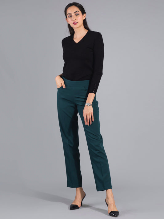 Essential Easy Care Work Trousers - Bottle Green