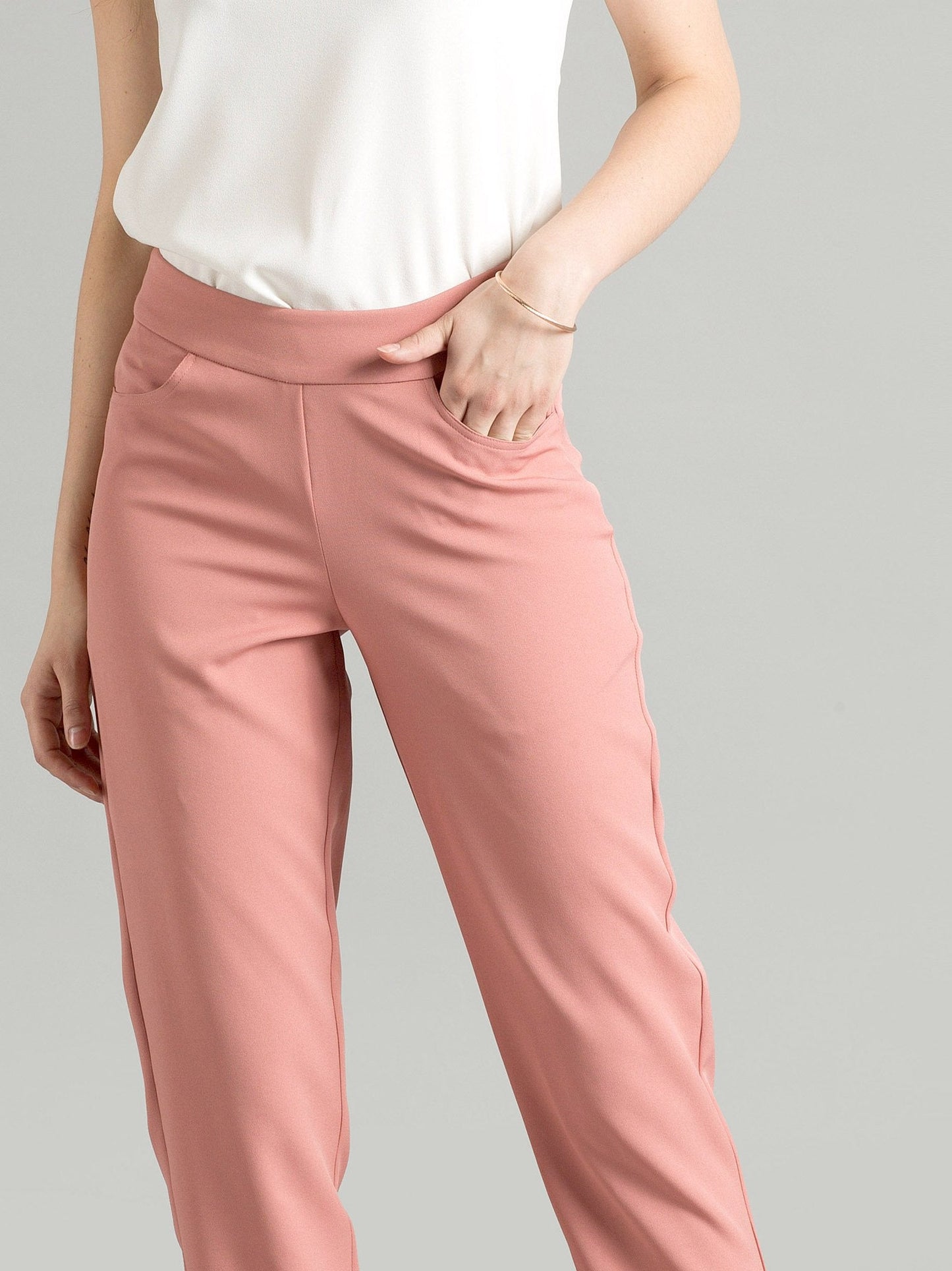Essential Easy Care Work Trousers - Pink