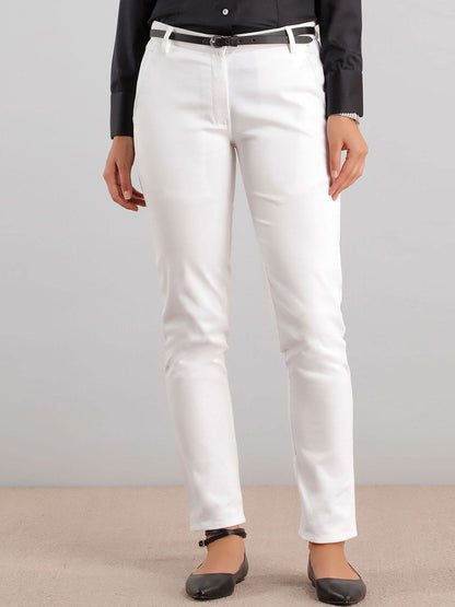 Essential Comfort Trousers - White