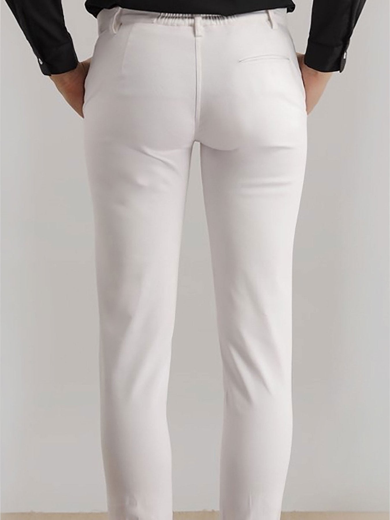 Essential Comfort Trousers - White