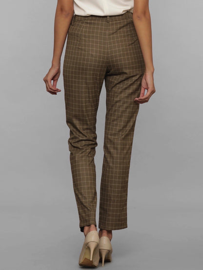 Classic Work Pants - Brown Check